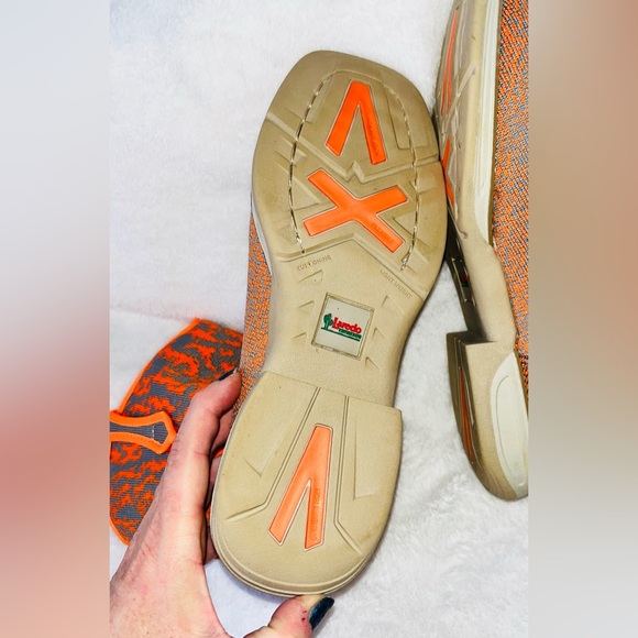 Laredo Orange and Gray Western Comfy Boots - Picture 6 of 11